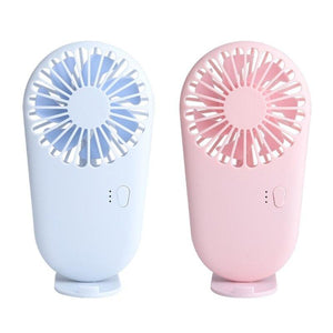 USB Recharging Handheld Outdoor Ultra Slim Portable Pocket Fan Cool Air Mini Fan