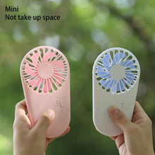 Load image into Gallery viewer, USB Recharging Handheld Outdoor Ultra Slim Portable Pocket Fan Cool Air Mini Fan