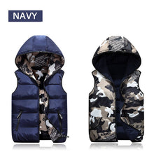 Load image into Gallery viewer, Family Matching Outfits Camouflage Child Waistcoat Cotton Girls Boys Vest Kids Jacket Children Outerwear For 100-185cm